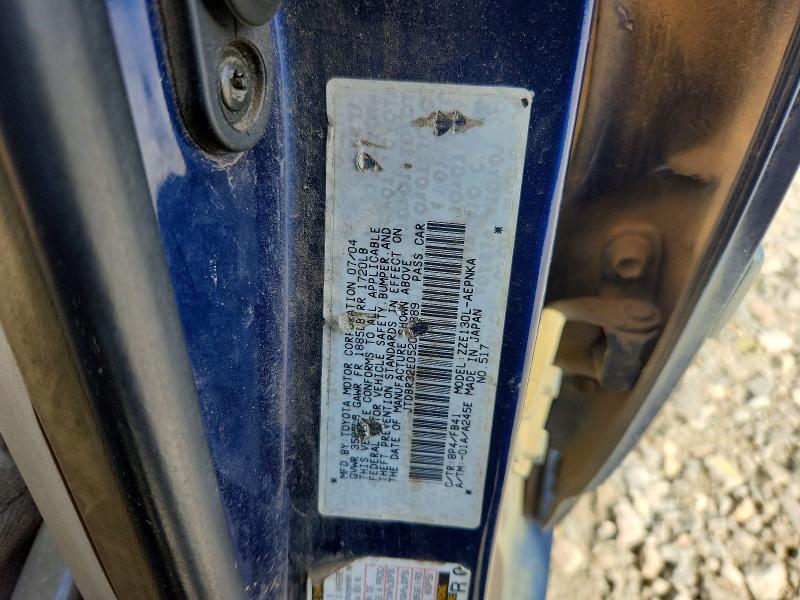 Aukcja sprzedaży 2005 Toyota Corolla, vin: JTDBR32E052055889, numer aukcji: 70064606