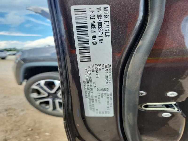 2022 Jeep Compass მანქანა იყიდება აუქციონზე, vin: 3C4NJDCB5NT111306, აუქციონის ნომერი: 68416616