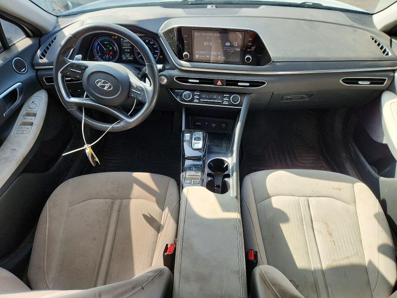2021 Hyundai Sonata Hybrid მანქანა იყიდება აუქციონზე, vin: KMHL34JJ4MA027877, აუქციონის ნომერი: 68554626