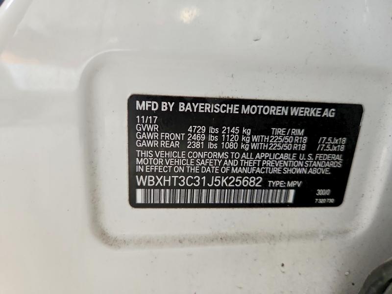 Продажа на аукционе авто 2018 Bmw X1, vin: WBXHT3C31J5K25682, номер лота: 67266426