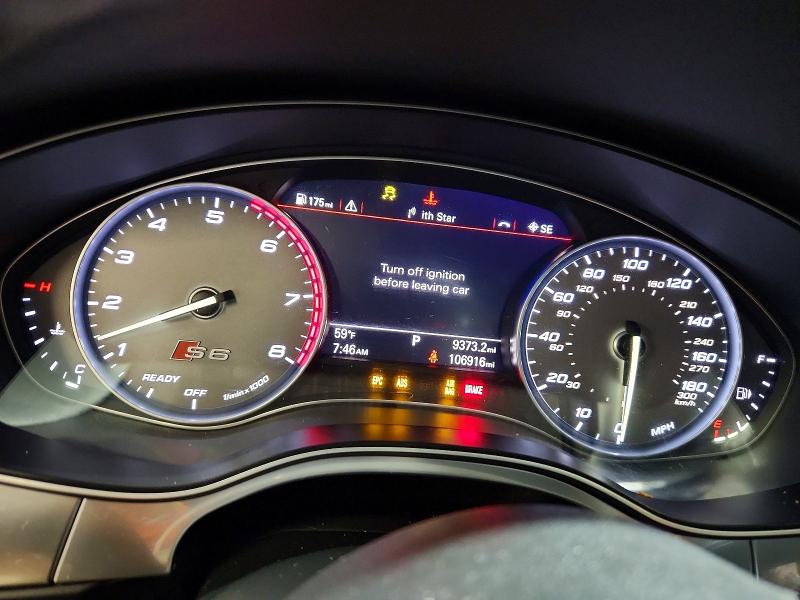 2016 Audi S6 მანქანა იყიდება აუქციონზე, vin: WAUH2AFC9GN078419, აუქციონის ნომერი: 69497326