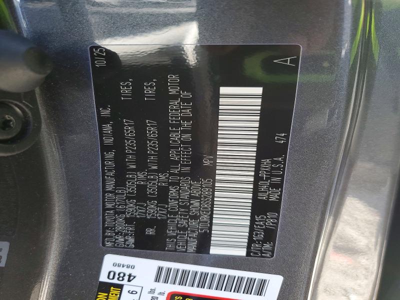 Aukcja sprzedaży 2025 Toyota Sienna, vin: 5TDJRKEC8SS289105, numer aukcji: 66482626