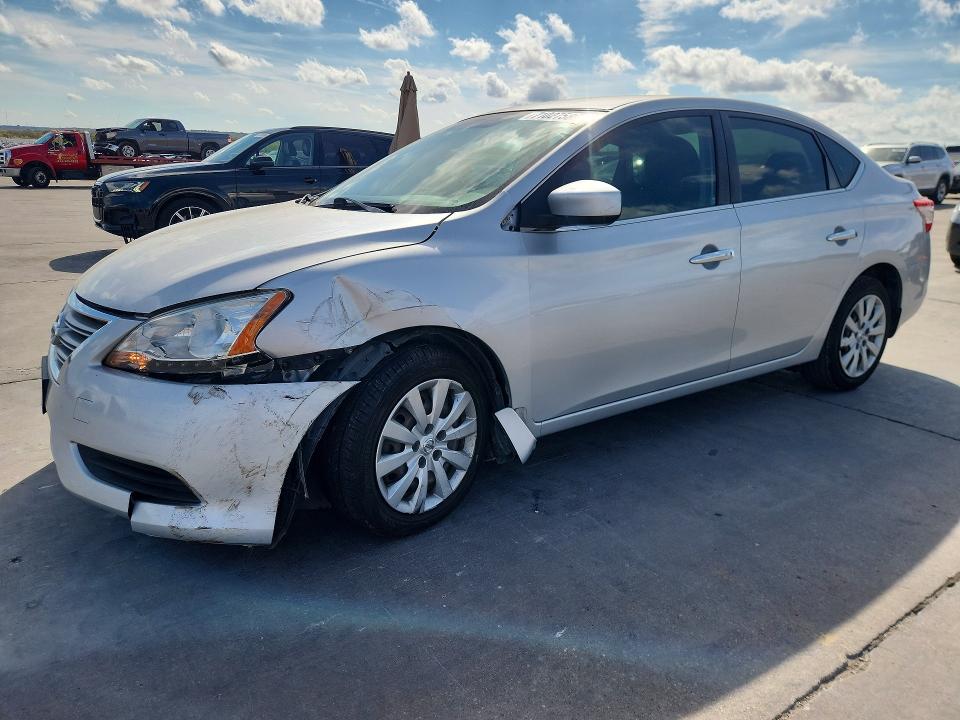 2015 Nissan Sentra მანქანა იყიდება აუქციონზე, vin: 3N1AB7AP9FL638510, აუქციონის ნომერი: 71027586