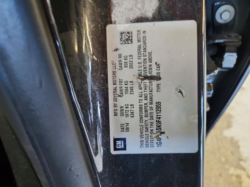 68222316 :رقم المزاد ، 1G4PP5SK9F4112959 vin ، 2015 Buick Verano مزاد بيع