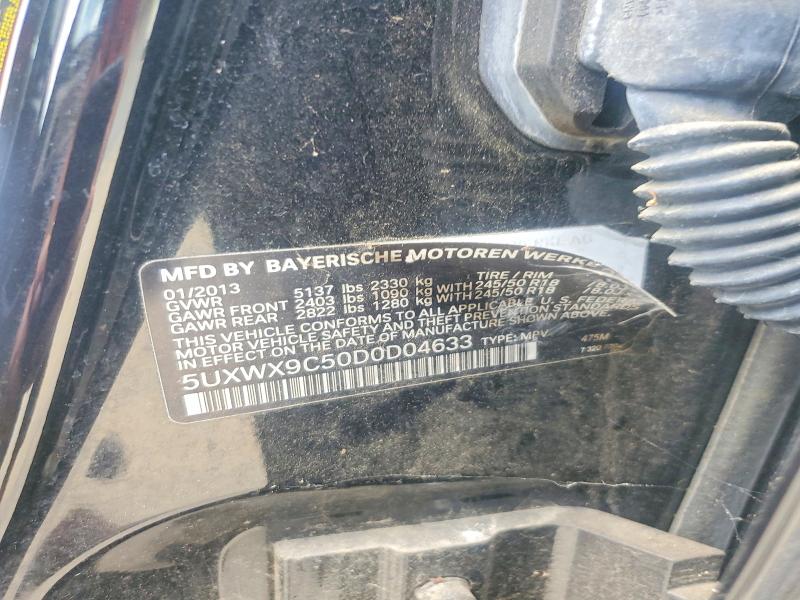 Продажа на аукционе авто 2013 Bmw X3, vin: 5UXWX9C50D0D04633, номер лота: 66718286