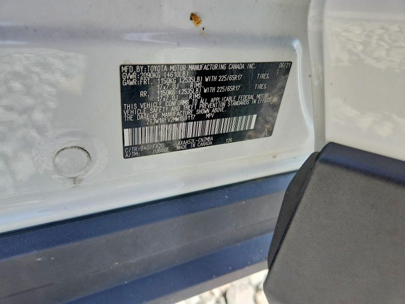 Продажа на аукционе авто 2021 Toyota Rav4, vin: 2T3W1RFV2MW159117, номер лота: 68917246