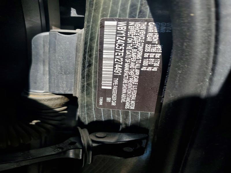 Продажа на аукционе авто 2014 Bmw I3, vin: WBY1Z4C57EV274491, номер лота: 70635626
