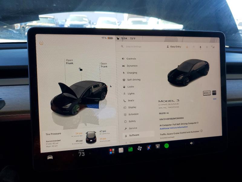 Продажа на аукционе авто 2022 Tesla Model 3, vin: 5YJ3E1EB2NF260004, номер лота: 70528116
