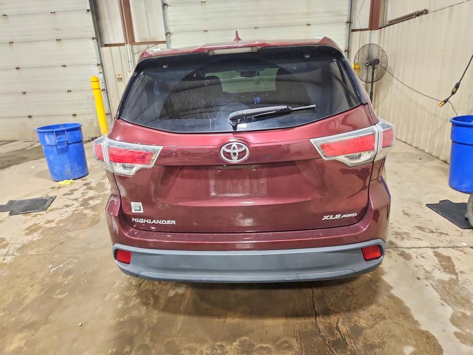 67668786 :رقم المزاد ، 5TDJKRFH5ES043429 vin ، 2014 Toyota Highlander مزاد بيع