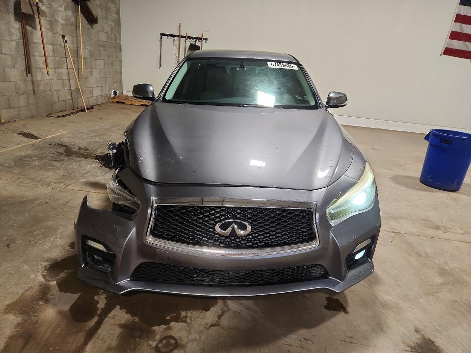 2014 Infiniti Q50 მანქანა იყიდება აუქციონზე, vin: JN1BV7AR8EM706278, აუქციონის ნომერი: 67459686