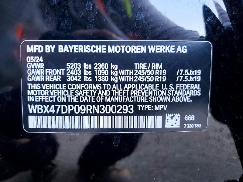 Продаж на аукціоні авто 2024 Bmw X3, vin: WBX47DP09RN300293, номер лоту: 68363686