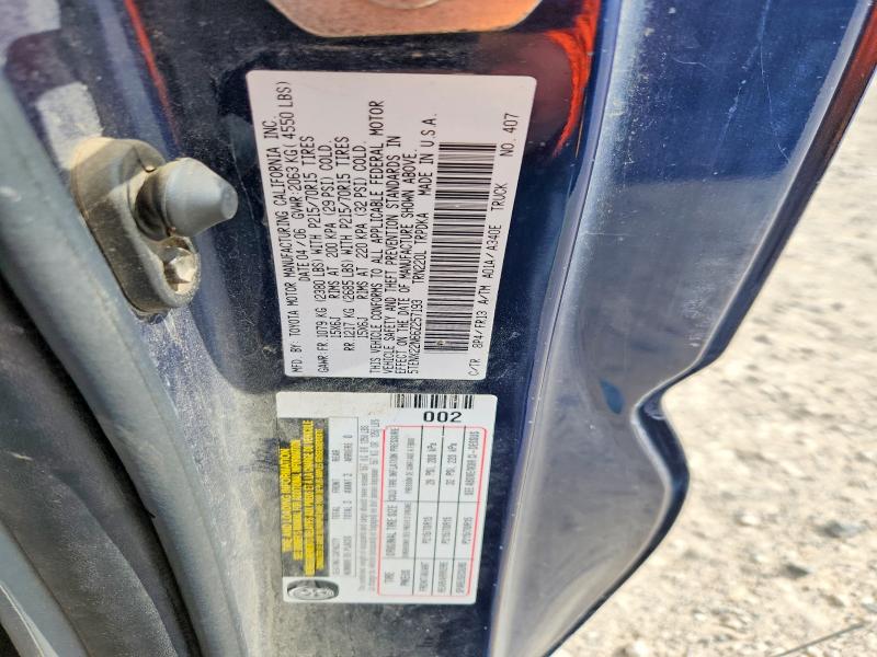 2006 Toyota Tacoma მანქანა იყიდება აუქციონზე, vin: 5TENX22N66Z257193, აუქციონის ნომერი: 69983996