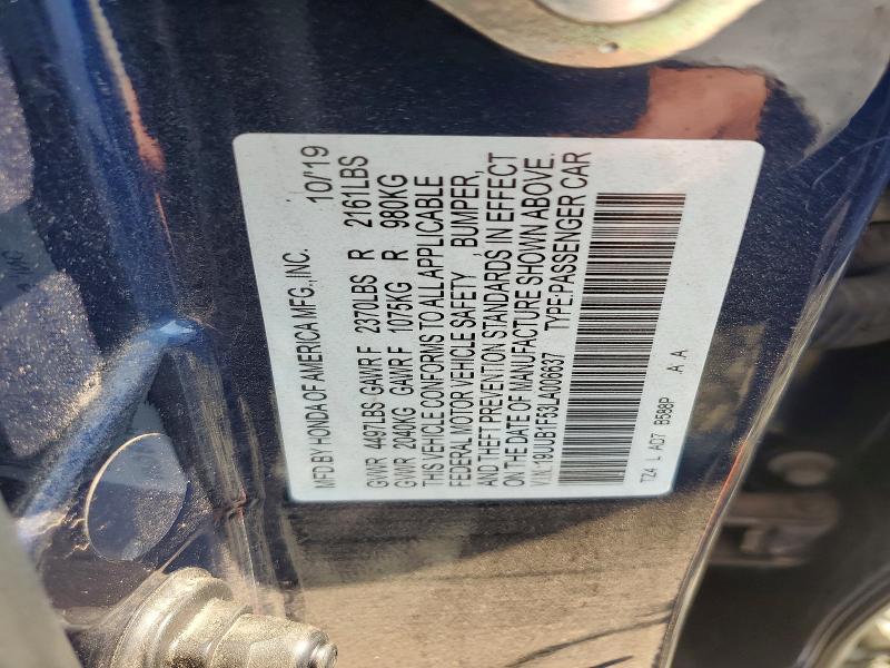 Aukcja sprzedaży 2020 Acura Tlx, vin: 19UUB1F53LA006637, numer aukcji: 67357846