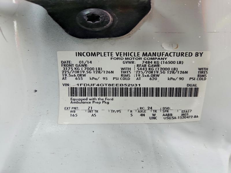 Aukcja sprzedaży 2014 Ford F450, vin: 1FDUF4GT8EEB52931, numer aukcji: 69211946
