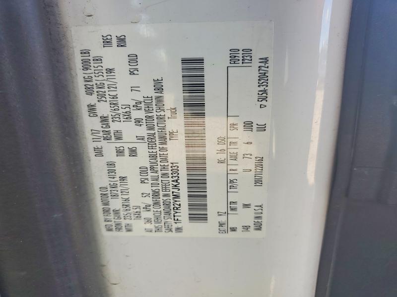 Aukcja sprzedaży 2018 Ford Transit, vin: 1FTYR2YM7JKA33031, numer aukcji: 68101986