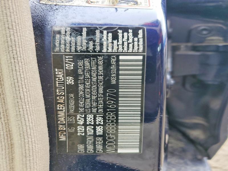Продаж на аукціоні авто 2011 Mercedes-benz C, vin: WDDGF8BB5BR169770, номер лоту: 70680466