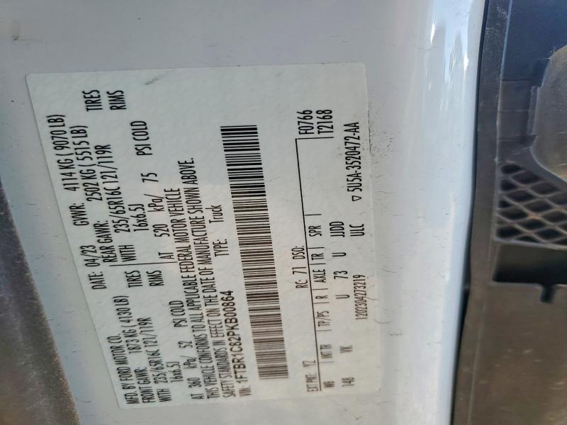 70442196 :رقم المزاد ، 1FTBR1C82PKB00864 vin ، 2023 Ford Transit مزاد بيع