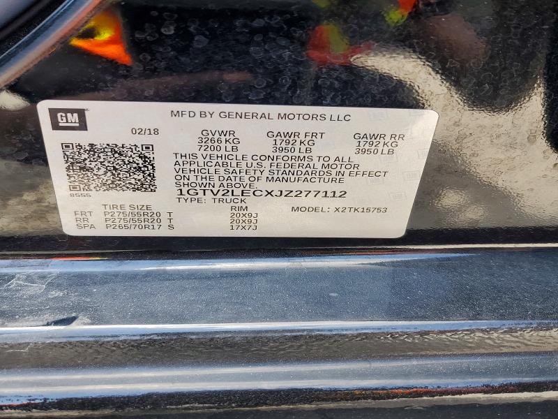 Aukcja sprzedaży 2018 Gmc Sierra, vin: 1GTV2LECXJZ277112, numer aukcji: 67183556