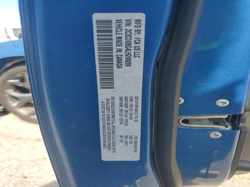 Aukcja sprzedaży 2020 Dodge Charger, vin: 2C3CDXBG4LH249099, numer aukcji: 67360666