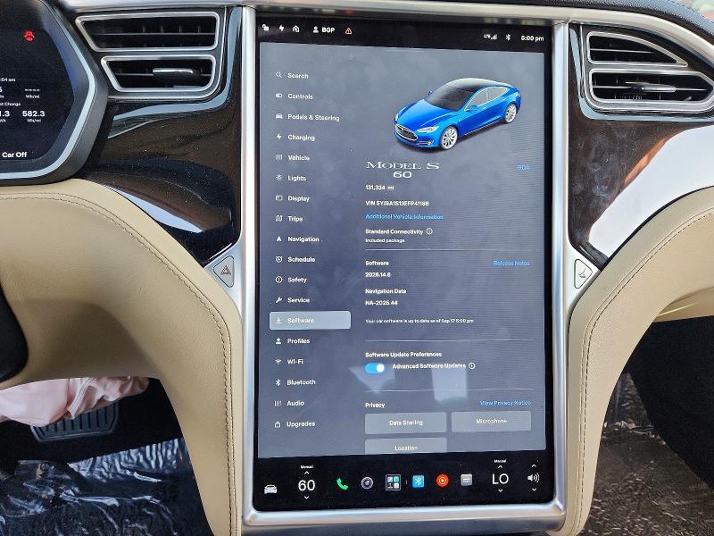 Aukcja sprzedaży 2014 Tesla Model S, vin: 5YJSA1S13EFP41186, numer aukcji: 69314366