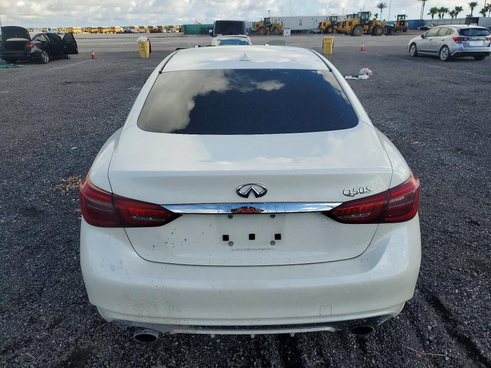 2018 Infiniti Q50 მანქანა იყიდება აუქციონზე, vin: JN1EV7AP2JM591571, აუქციონის ნომერი: 66558036