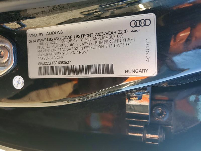 Aukcja sprzedaży 2015 Audi A3, vin: WAUCCGFF5F1063507, numer aukcji: 66577276