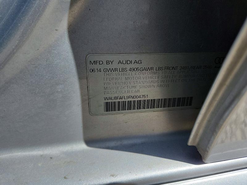 Aukcja sprzedaży 2015 Audi A4, vin: WAUBFAFL9FN004751, numer aukcji: 68012026