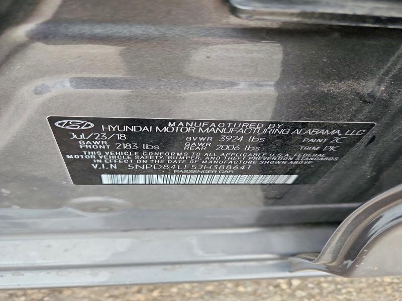 Продаж на аукціоні авто 2018 Hyundai Elantra, vin: 5NPD84LF5JH388641, номер лоту: 70243156