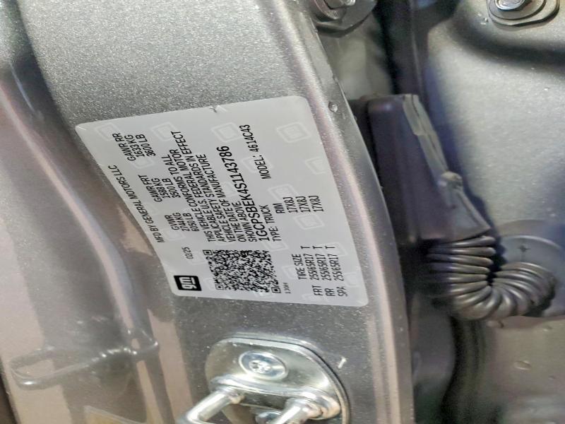 2025 Chevrolet Colorado მანქანა იყიდება აუქციონზე, vin: 1GCPSBEK4S1143786, აუქციონის ნომერი: 68641656