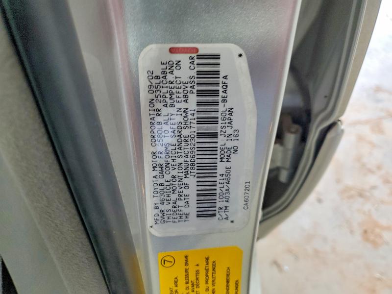 Aukcja sprzedaży 2003 Lexus Gs, vin: JT8BD69S230177141, numer aukcji: 68847126