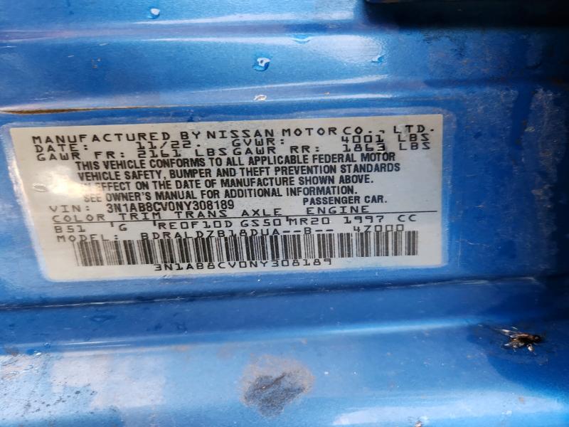 Aukcja sprzedaży 2022 Nissan Sentra, vin: 3N1AB8CV0NY308189, numer aukcji: 69440276