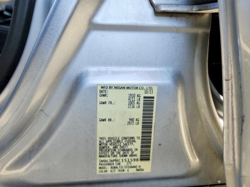 69010356 :رقم المزاد ، 1N4AL3AP9EC151598 vin ، 2014 Nissan Altima مزاد بيع