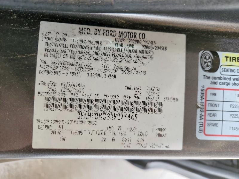 68705086 :رقم المزاد ، 3FAHP0HG3AR275465 vin ، 2010 Ford Fusion مزاد بيع