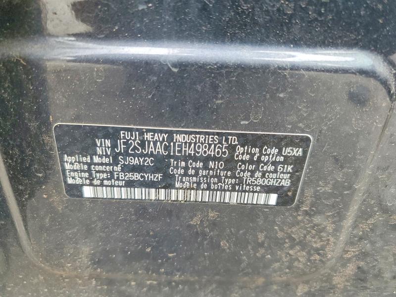 Продажа на аукционе авто 2014 Subaru Forester, vin: JF2SJAAC1EH498465, номер лота: 67425546