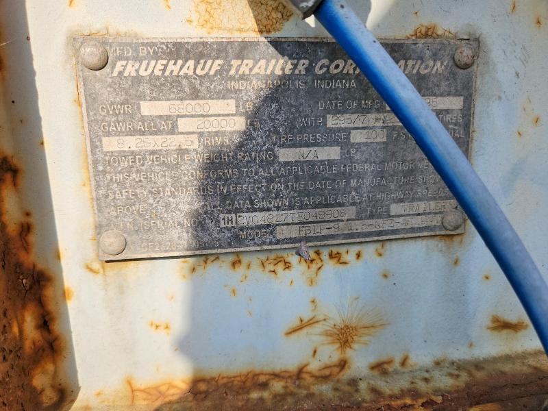1996 Fruehauf N/a მანქანა იყიდება აუქციონზე, vin: 1H2V04827TE049908, აუქციონის ნომერი: 62758256