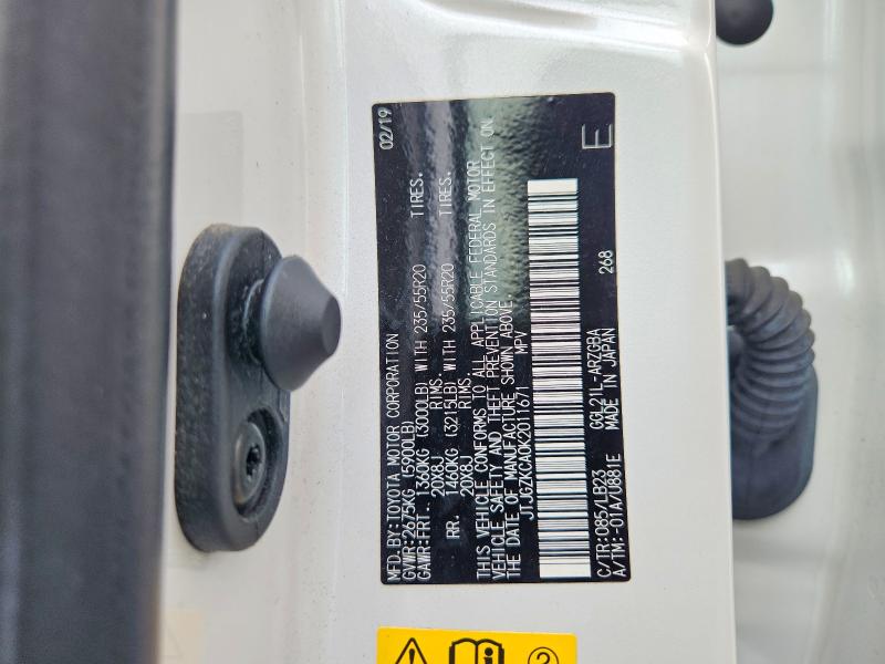 Продаж на аукціоні авто 2019 Lexus Rx, vin: JTJGZKCA0K2011671, номер лоту: 69633416