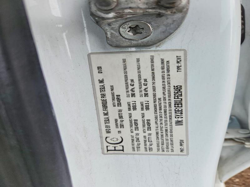 2020 Tesla Model 3 მანქანა იყიდება აუქციონზე, vin: 5YJ3E1EBXLF626465, აუქციონის ნომერი: 67118426