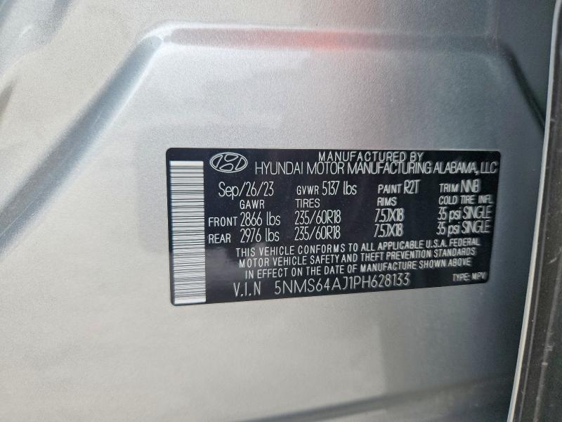 Продажа на аукционе авто 2023 Hyundai Santa Fe, vin: 5NMS64AJ1PH628133, номер лота: 67897656