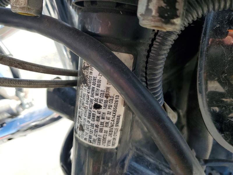 1999 Kawasaki Vn800 მანქანა იყიდება აუქციონზე, vin: JKBVNCA14XB502613, აუქციონის ნომერი: 68545536