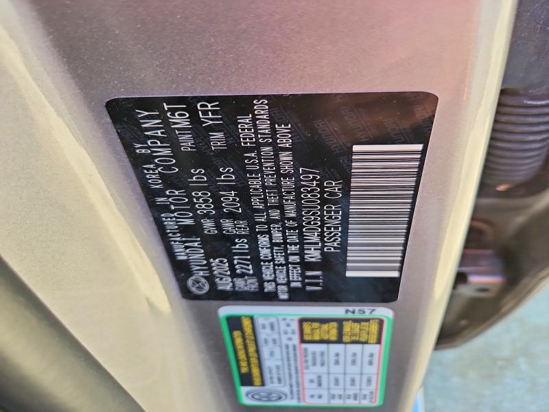 67591666 :رقم المزاد ، KMHLM4DG9SU083497 vin ، 2025 Hyundai Elantra مزاد بيع