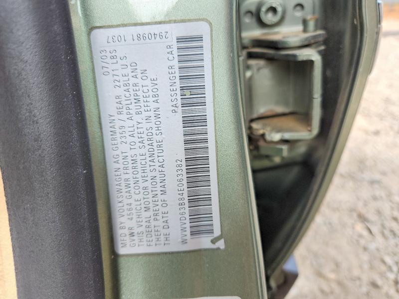 Продаж на аукціоні авто 2004 Volkswagen Passat, vin: WVWVD63B84E063382, номер лоту: 70272336