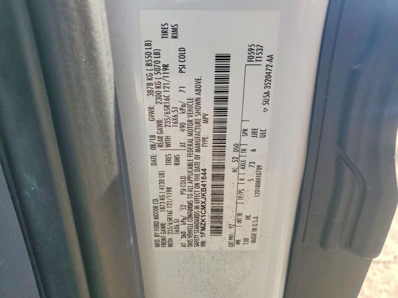 Продажа на аукционе авто 2018 Ford Transit, vin: 1FMZK1CMXJKB41844, номер лота: 67653056