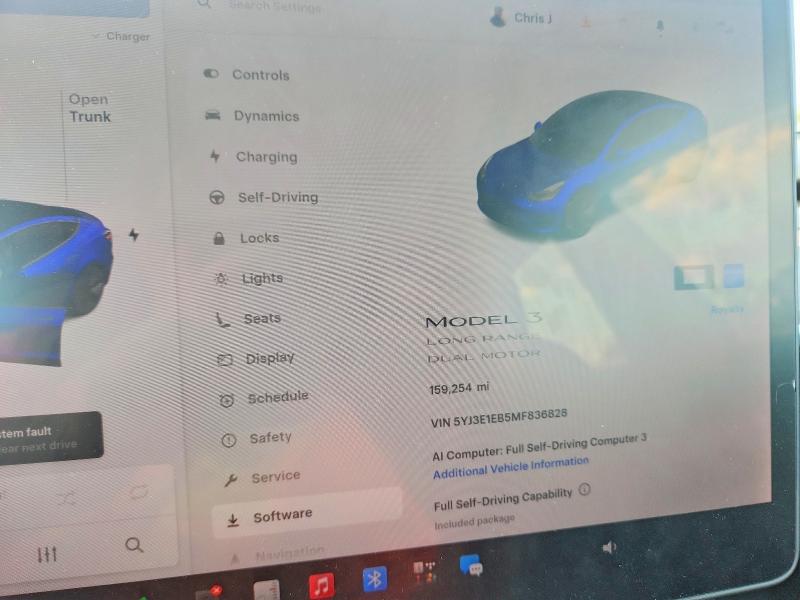 2021 Tesla Model 3 მანქანა იყიდება აუქციონზე, vin: 5YJ3E1EB5MF836828, აუქციონის ნომერი: 67317266