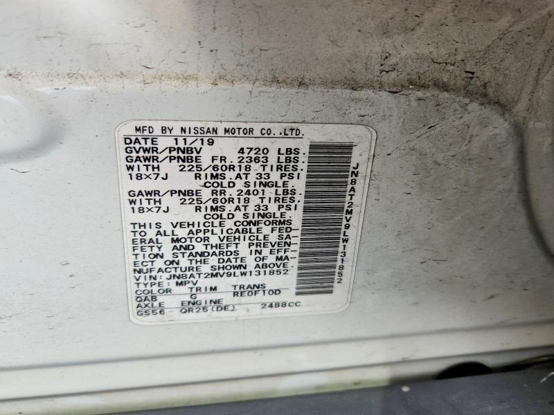 Продажа на аукционе авто 2020 Nissan Rogue, vin: JN8AT2MV9LW131852, номер лота: 69914226