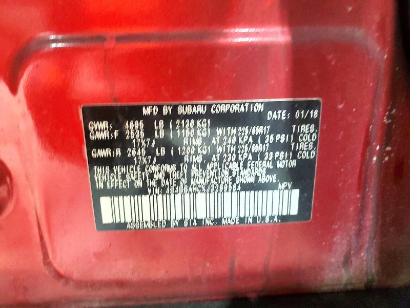 Aukcja sprzedaży 2018 Subaru Outback, vin: 4S4BSAHCXJ3289584, numer aukcji: 68715146
