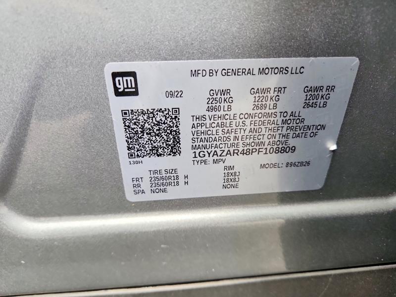 Aukcja sprzedaży 2023 Cadillac Xt4, vin: 1GYAZAR48PF108809, numer aukcji: 69014326