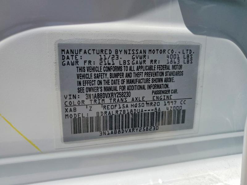 Продажа на аукционе авто 2024 Nissan Sentra, vin: 3N1AB8DVXRY258230, номер лота: 67378416