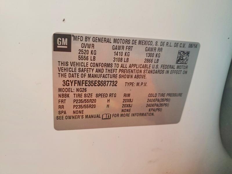 Продажа на аукционе авто 2014 Cadillac Srx, vin: 3GYFNFE35ES687732, номер лота: 68560936