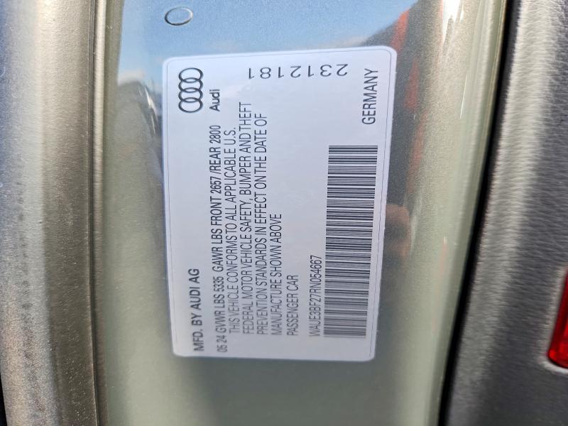 Продаж на аукціоні авто 2024 Audi 6, vin: WAUE3BF27RN054667, номер лоту: 59973276