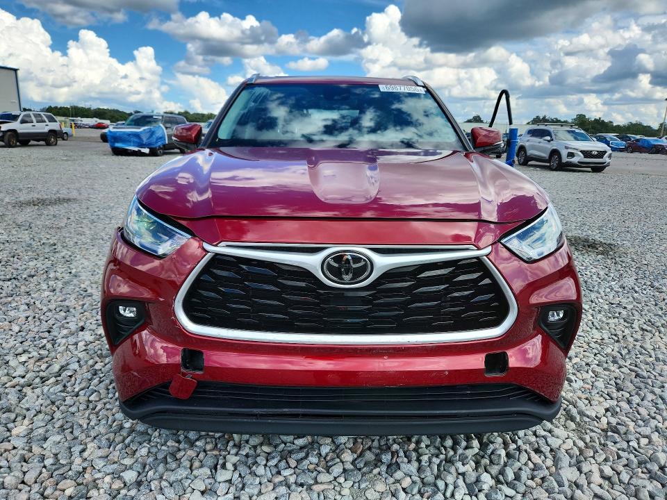 2021 Toyota Highlander მანქანა იყიდება აუქციონზე, vin: 5TDGZRAH7MS524438, აუქციონის ნომერი: 69877056
